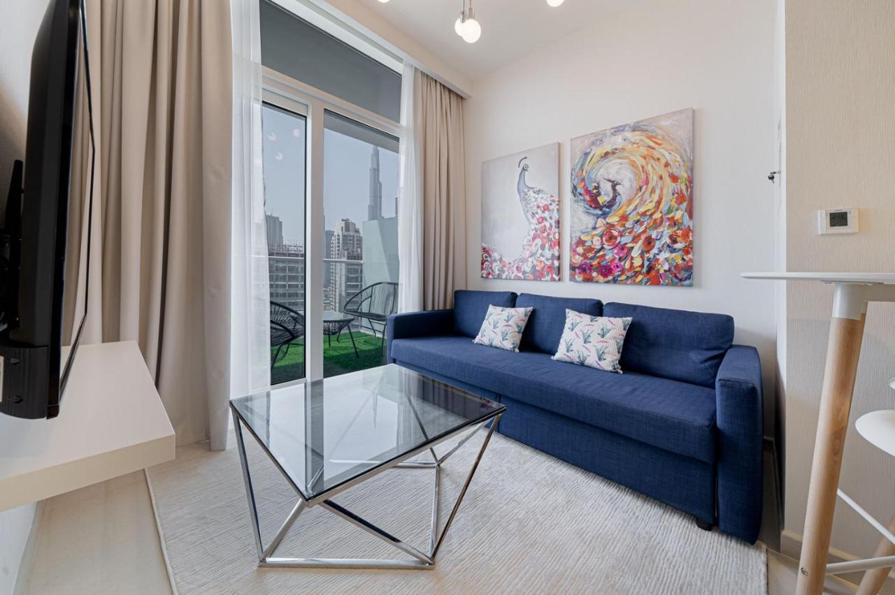 Alluring 1 Bd Apartment In Business Bay With Burj Khalifa View Dubai Dış mekan fotoğraf